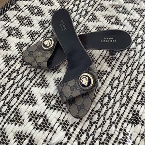 Gucci Monogram Heels
